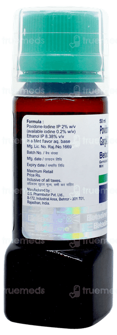 Betadine Mint Flavor Gargle 50Ml